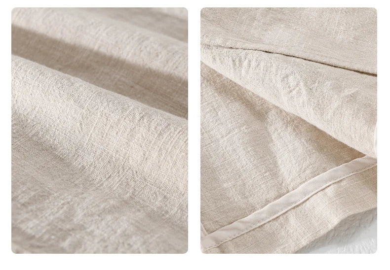 Giacca blazer casual in lino da uomo – Stile streetwear leggero e ampio