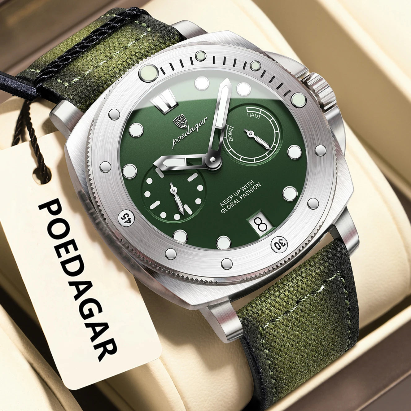 Luxury wristwatch - waterproof