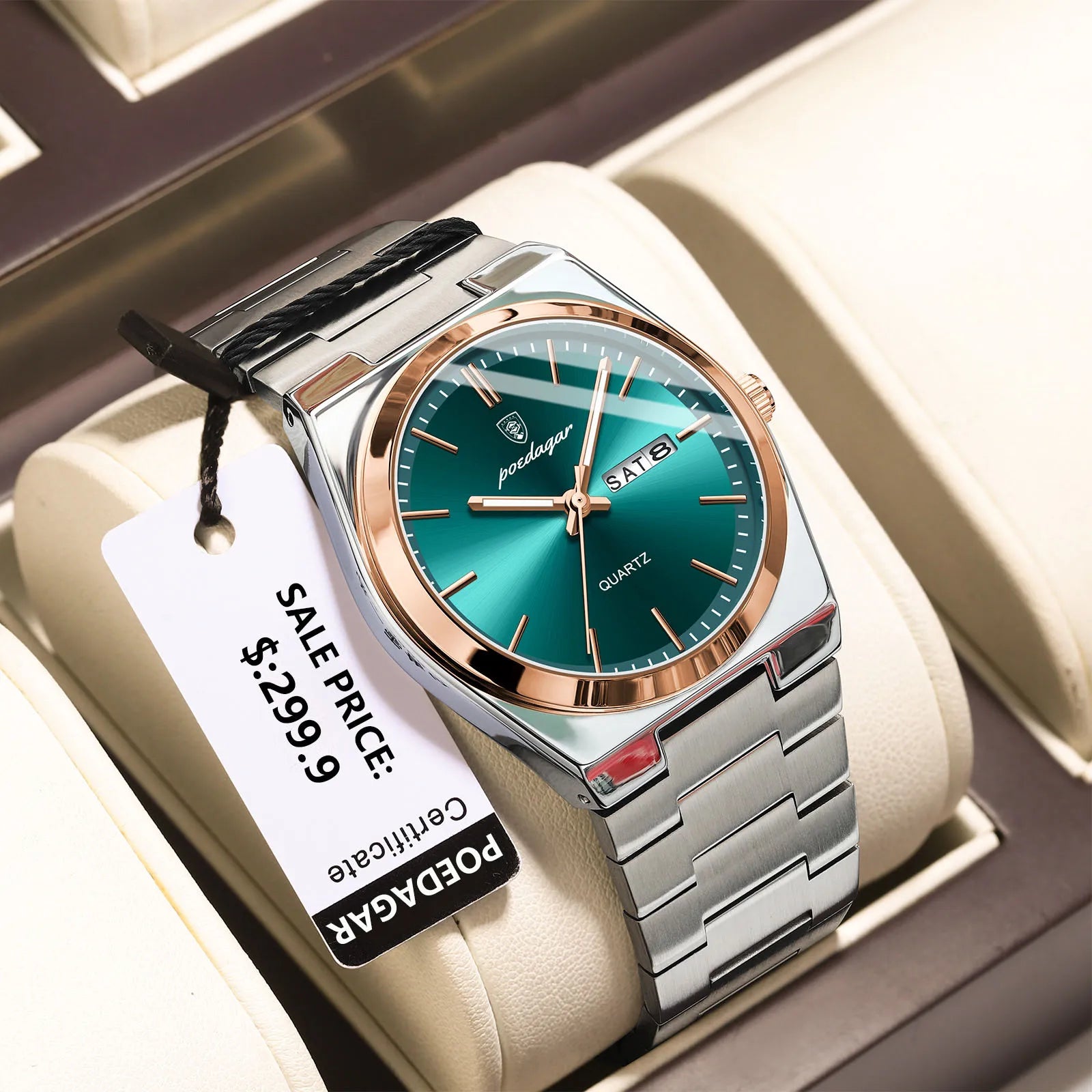 Luxury Quartz Man Wristwatch Sport Men Watches Waterproof Reloj+box