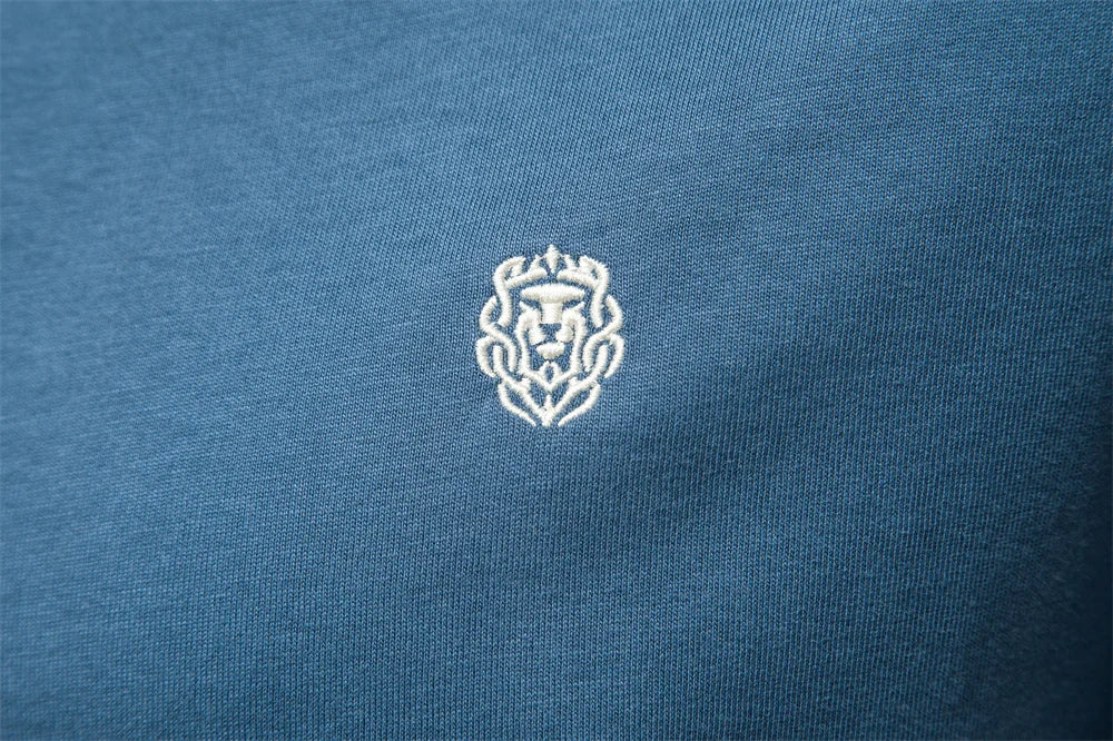 100% Cotton Embroidery Men's Polo New Summer Brand Social