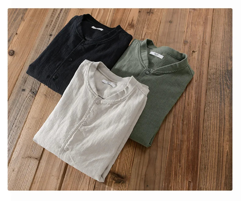 Giacca da uomo in lino 100% - Stile casual leggero