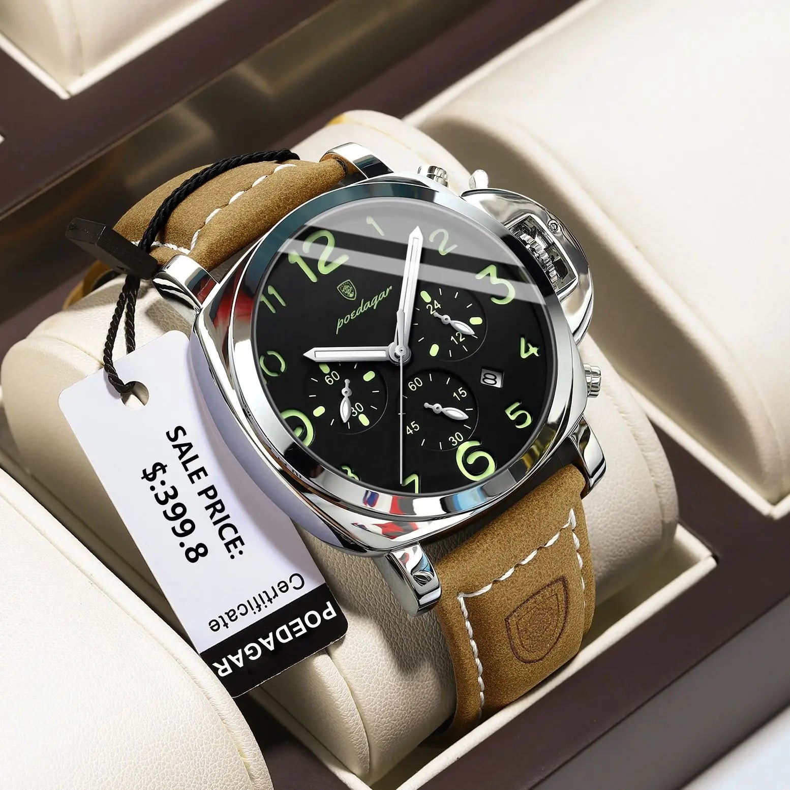 Luxury wristwatch - waterproof