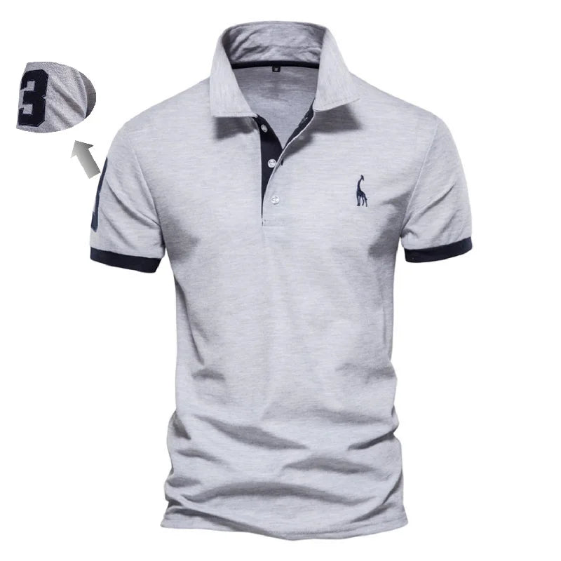 Embroidery Cotton Polo Shirts New Summer Fashion