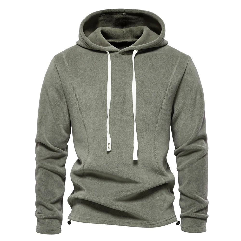 Men’s Fleece Zip Pullover Jacket – Thick Warm Soft Shell, Premium Winter Wear