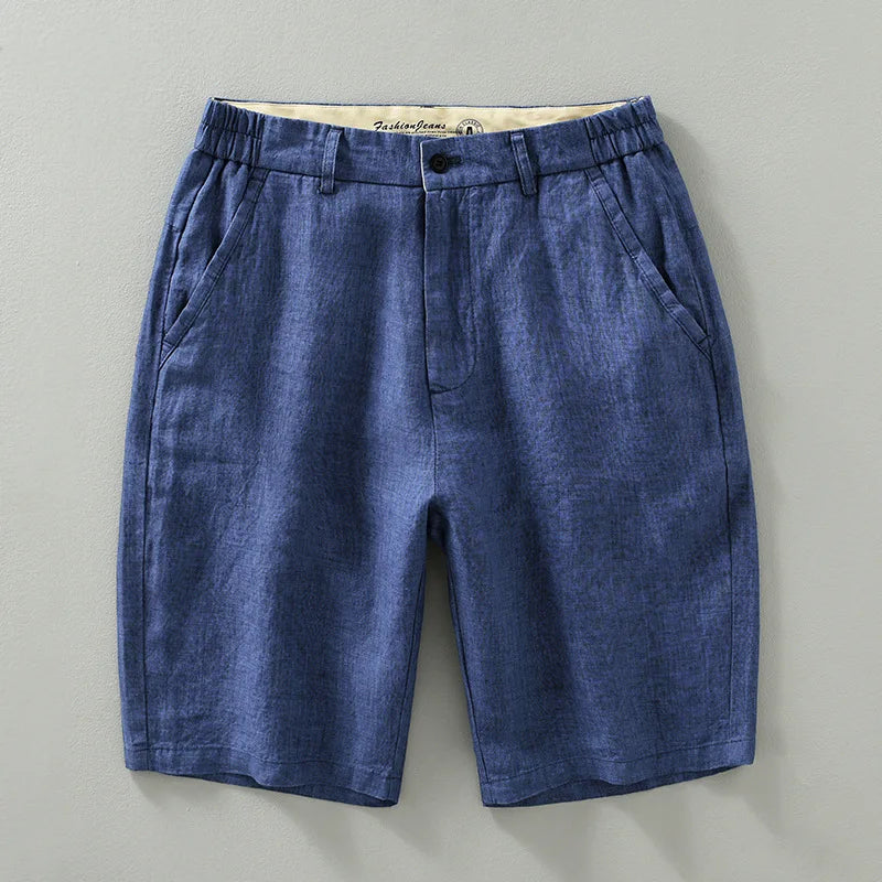 Simple Breathable 100% Linen Shorts - Clothing Straight Summer Pants