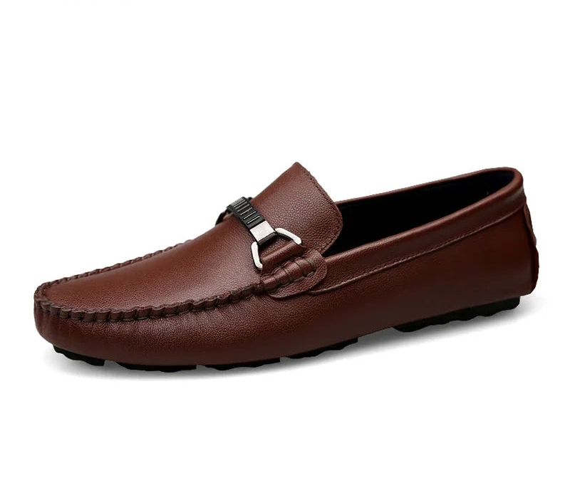 Luxurious Summer Loafers Made Of Leather