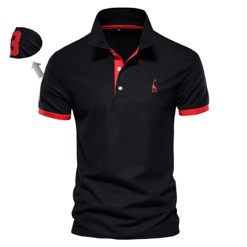Embroidery Cotton Polo Shirts New Summer Fashion