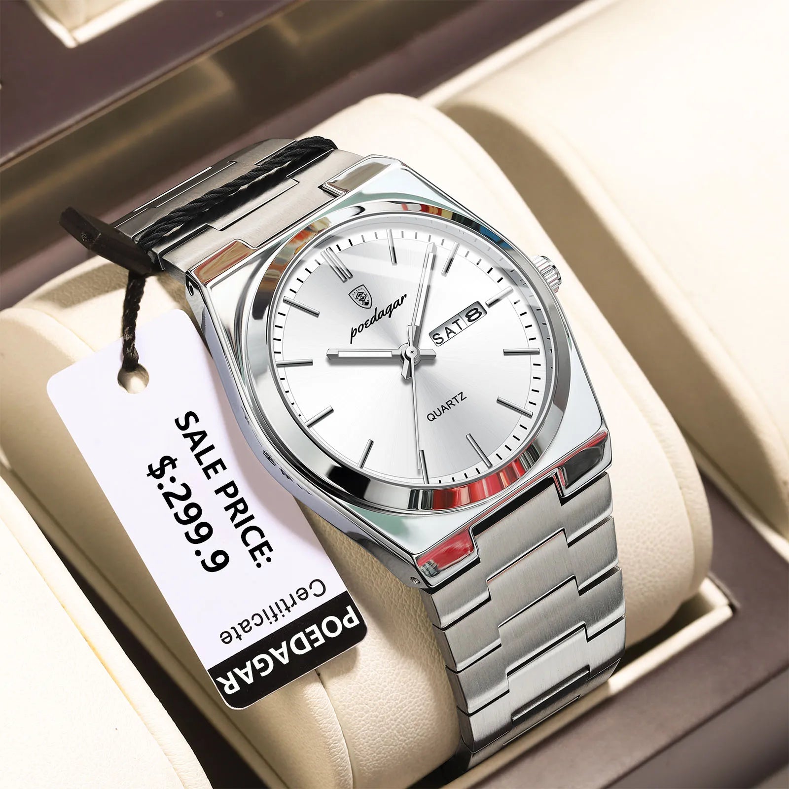 Luxury Quartz Man Wristwatch Sport Men Watches Waterproof Reloj+box