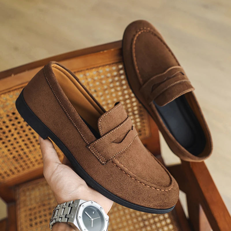 Classics Suede Slip-On Loafers Preppy
