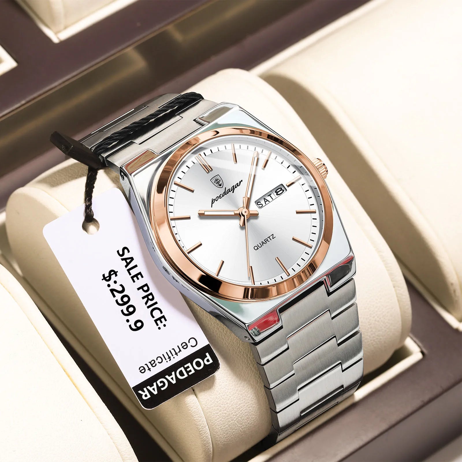Luxury Quartz Man Wristwatch Sport Men Watches Waterproof Reloj+box