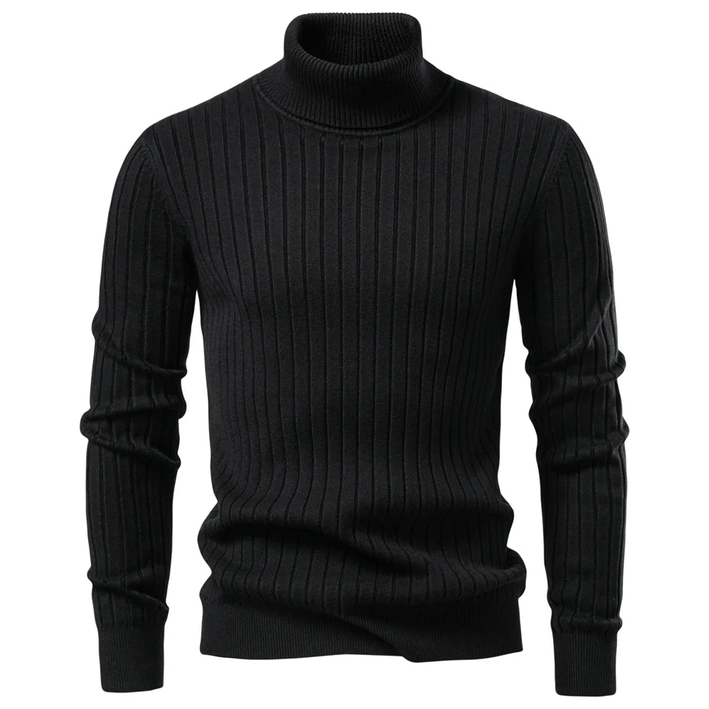 Men's Turtleneck Sweater High Quality Sweater