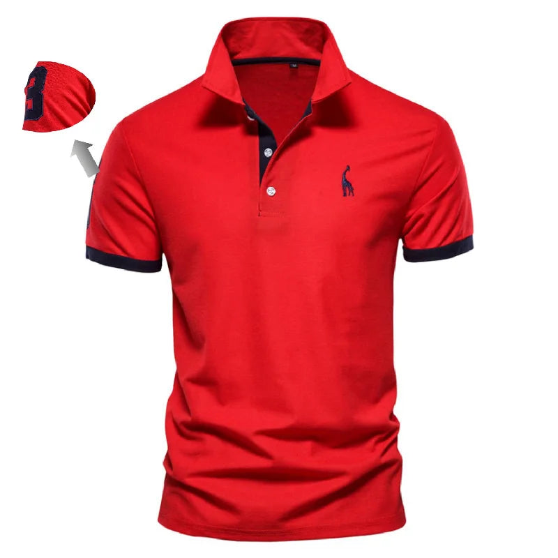 Embroidery Cotton Polo Shirts New Summer Fashion