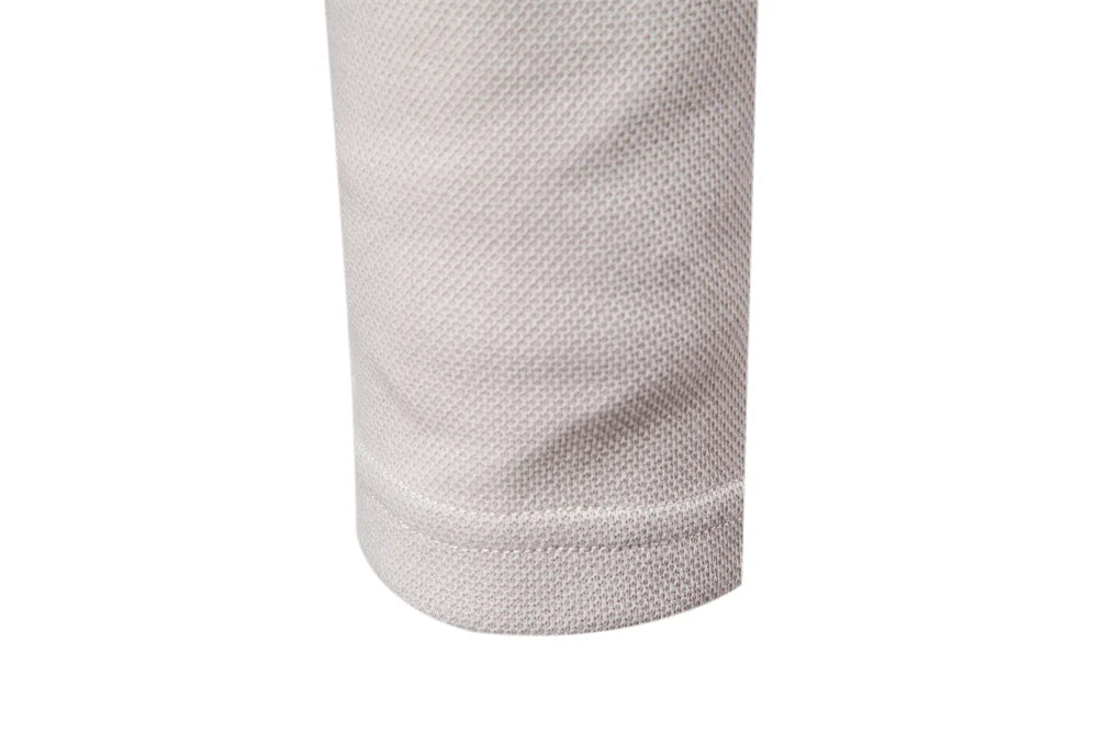 Embroidery Polo Shirt for Men Fashion Neck Turn Down Collar Social Polo Shirts Luxury Golf Shirt