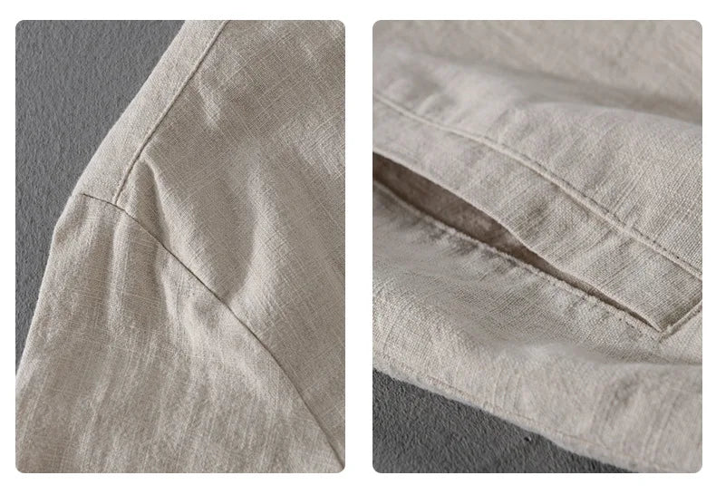 Giacca da uomo in lino 100% - Stile casual leggero
