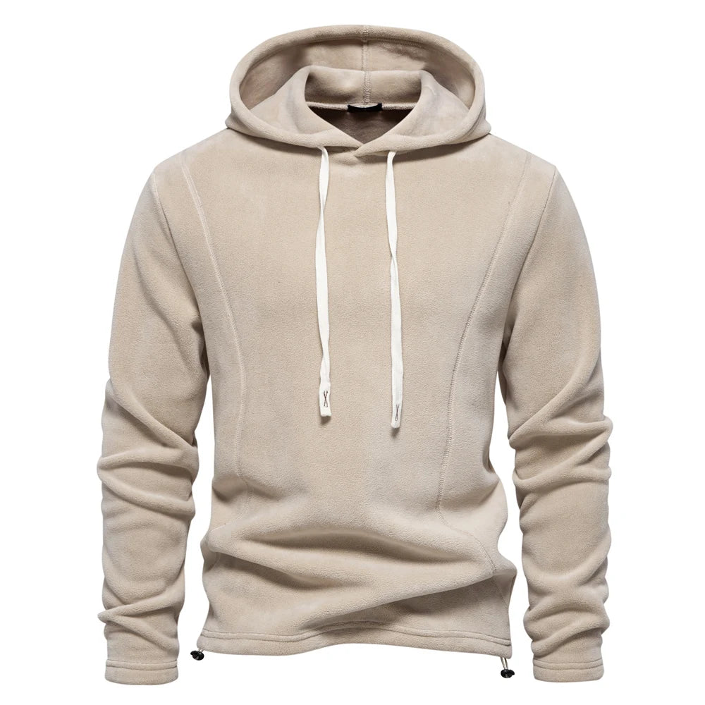 Men’s Fleece Zip Pullover Jacket – Thick Warm Soft Shell, Premium Winter Wear