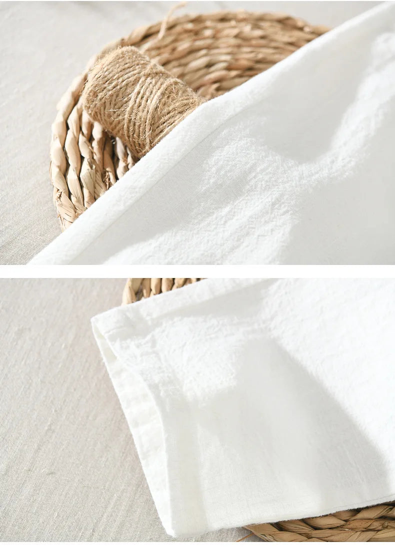 Pantaloni casual da uomo in lino con coulisse – Streetwear leggero alla caviglia