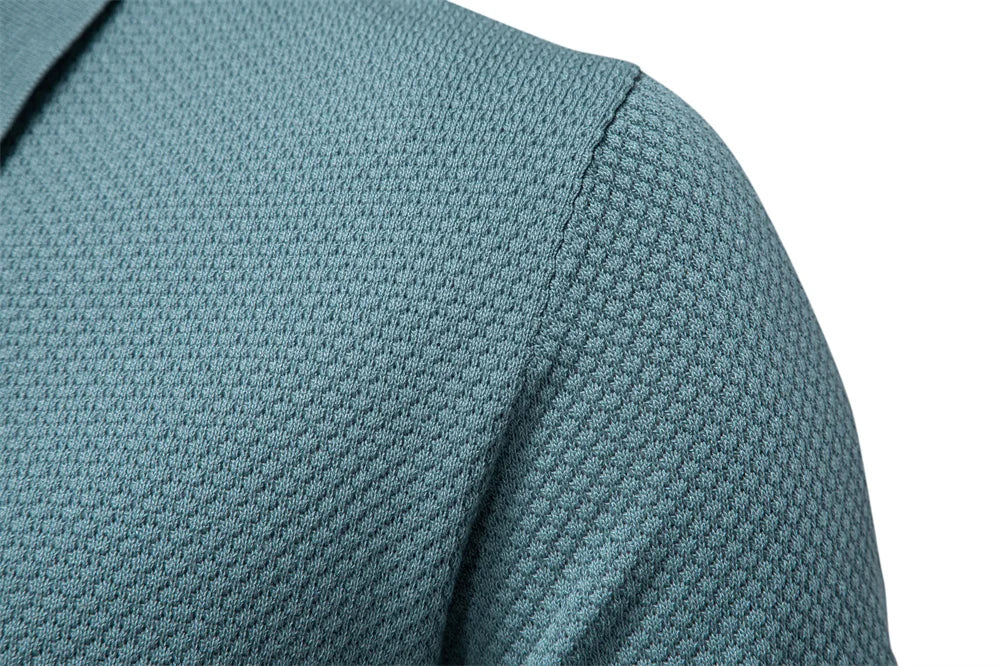 Men's Summer  Polo Shirt Lightweight Stretch