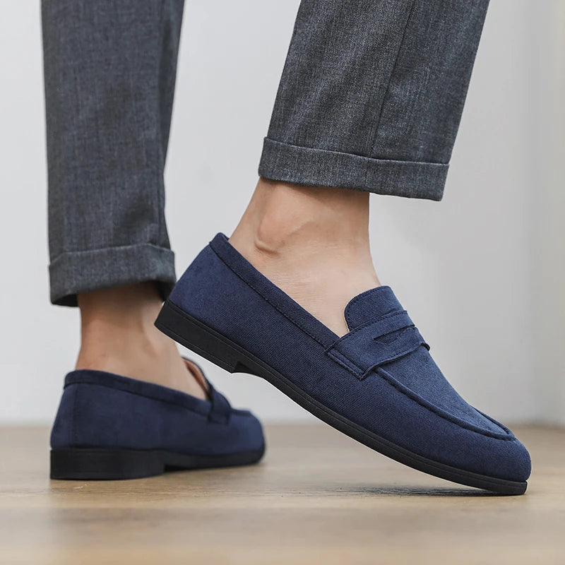 Classics Suede Slip-On Loafers Preppy