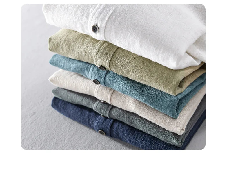 100% Linen Dress Shirt – Casual Luxury for the Modern Gentleman