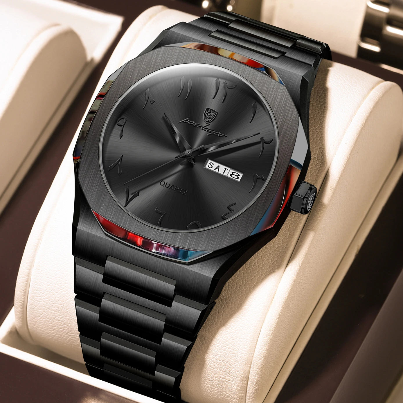 Luxury Watch For Men Waterproof Calendar Wristwatch Quartz