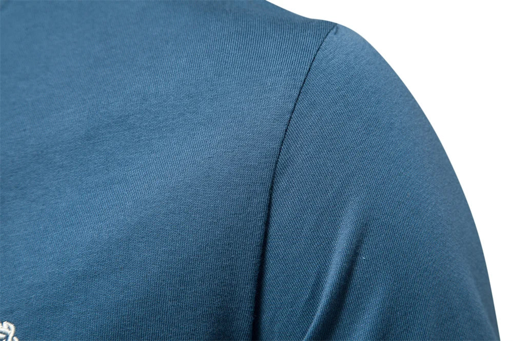 100% Cotton Embroidery Men's Polo New Summer Brand Social