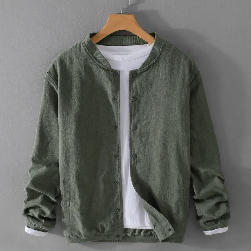 Giacca da uomo in lino 100% - Stile casual leggero