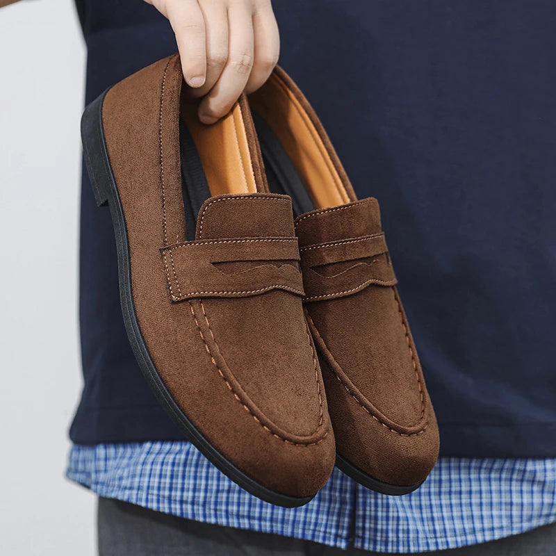 Classics Suede Slip-On Loafers Preppy