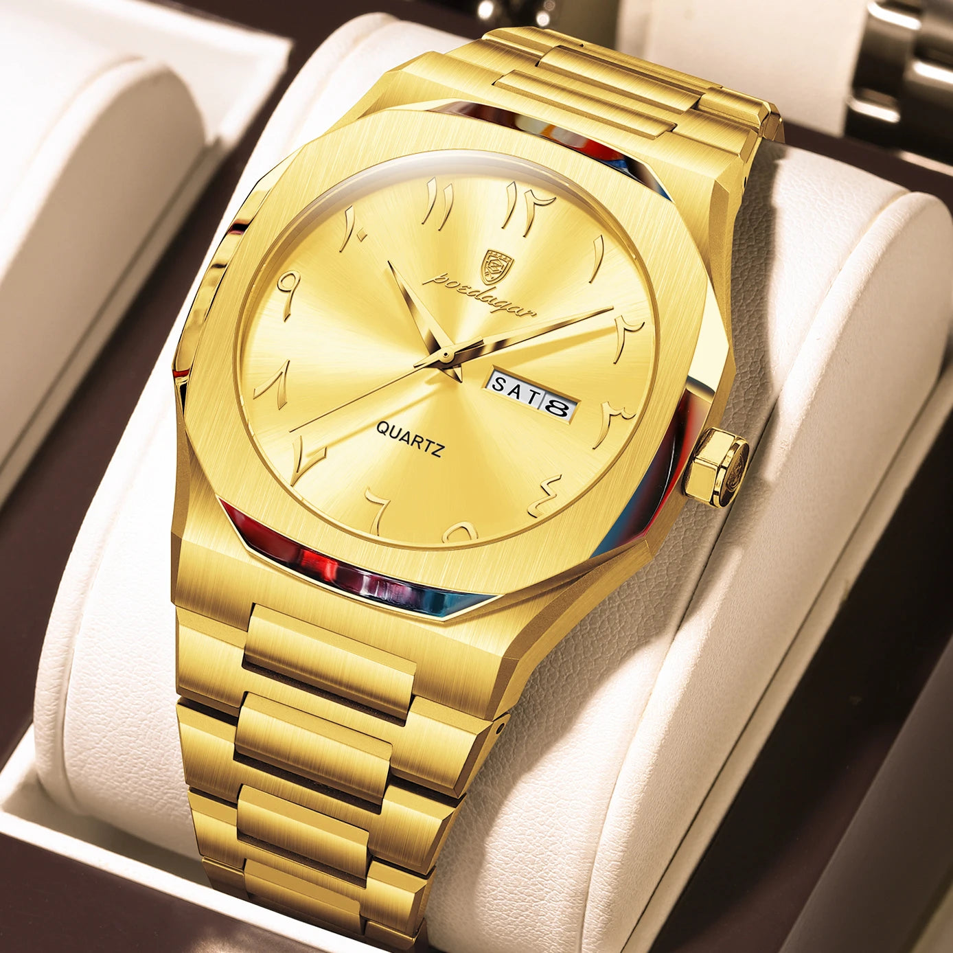 Luxury Watch For Men Waterproof Calendar Wristwatch Quartz