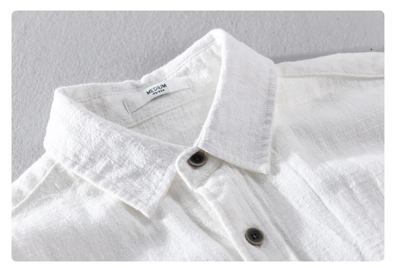 100% Linen Dress Shirt – Casual Luxury for the Modern Gentleman