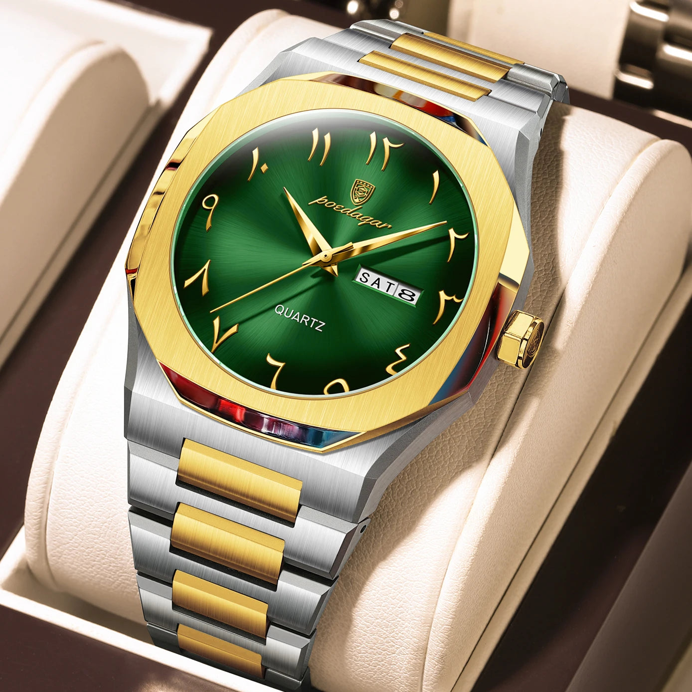 Luxury Watch For Men Waterproof Calendar Wristwatch Quartz