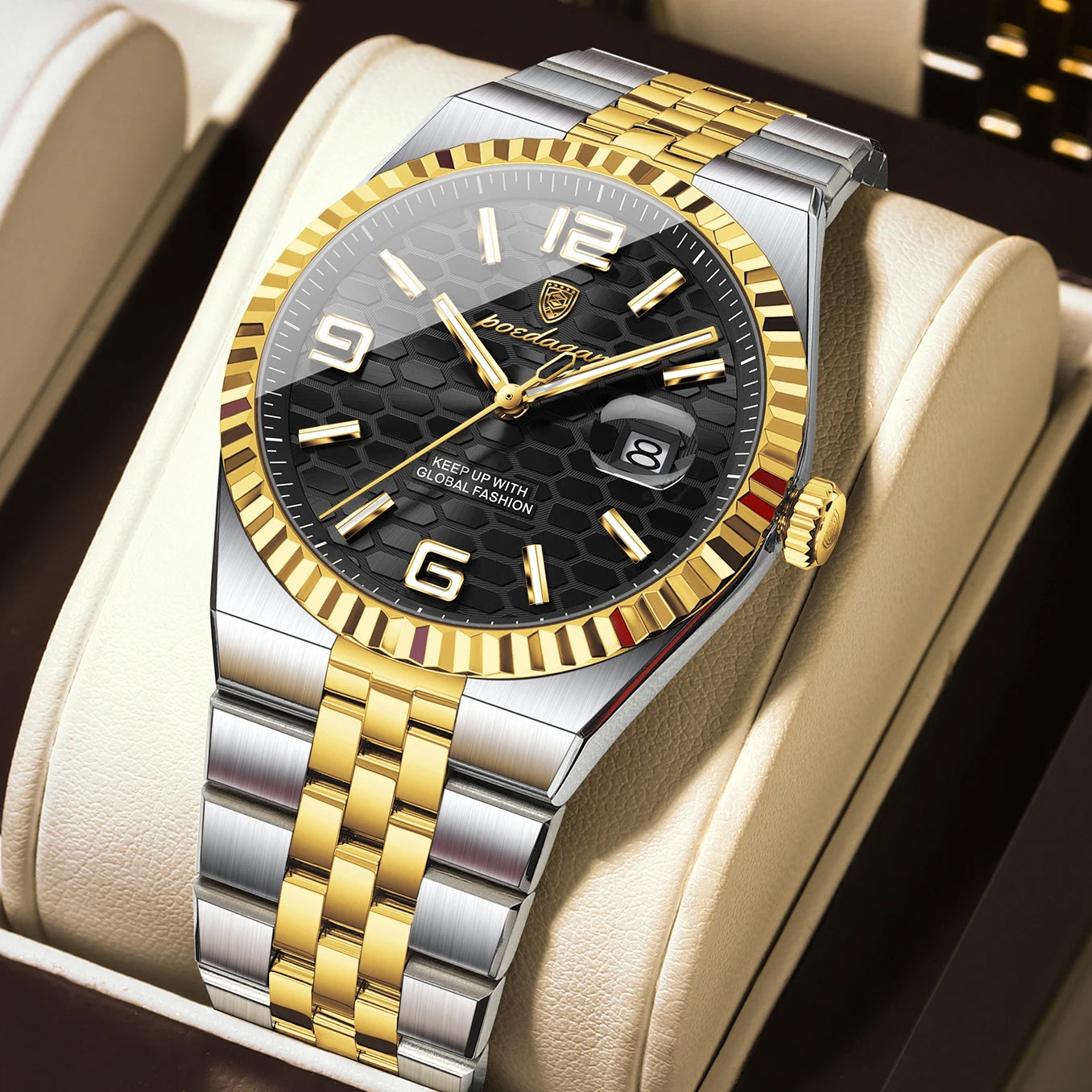 Luxury Men Watch Stainless - Steel Quartz Men's Waterproof