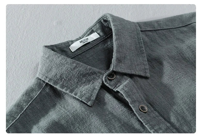 100% Linen Dress Shirt – Casual Luxury for the Modern Gentleman