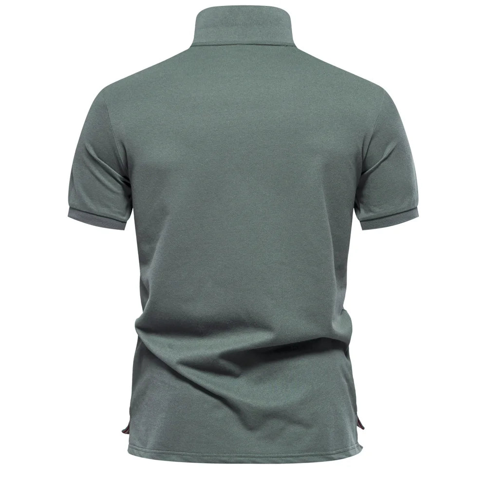 Men's Short Sleeve Polo Shirt, Gradient Printed, Summer Fashion, New Design