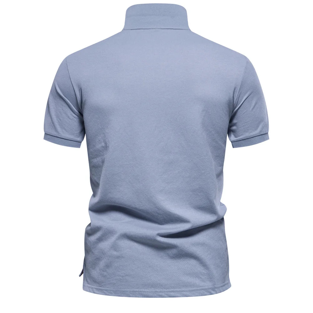 Men's Short Sleeve Polo Shirt, Gradient Printed, Summer Fashion, New Design