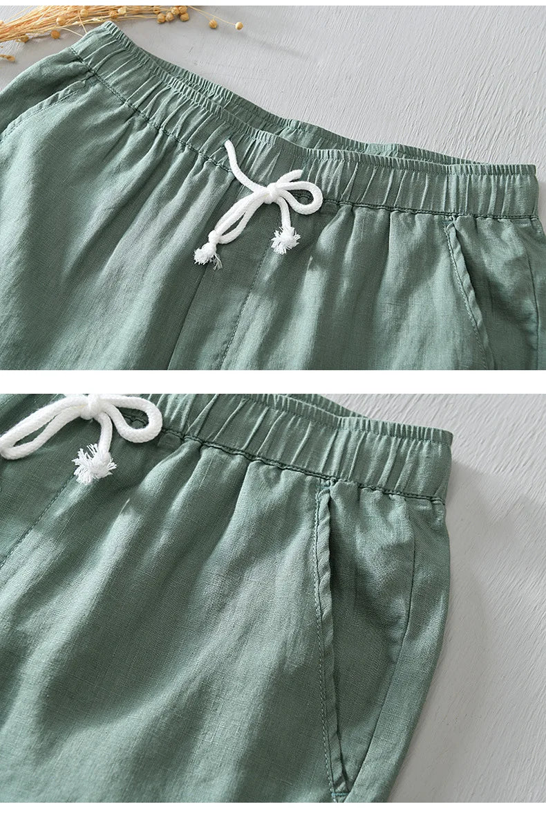 Completo estivo casual traspirante con pantaloncini e camicia a maniche corte per uomo