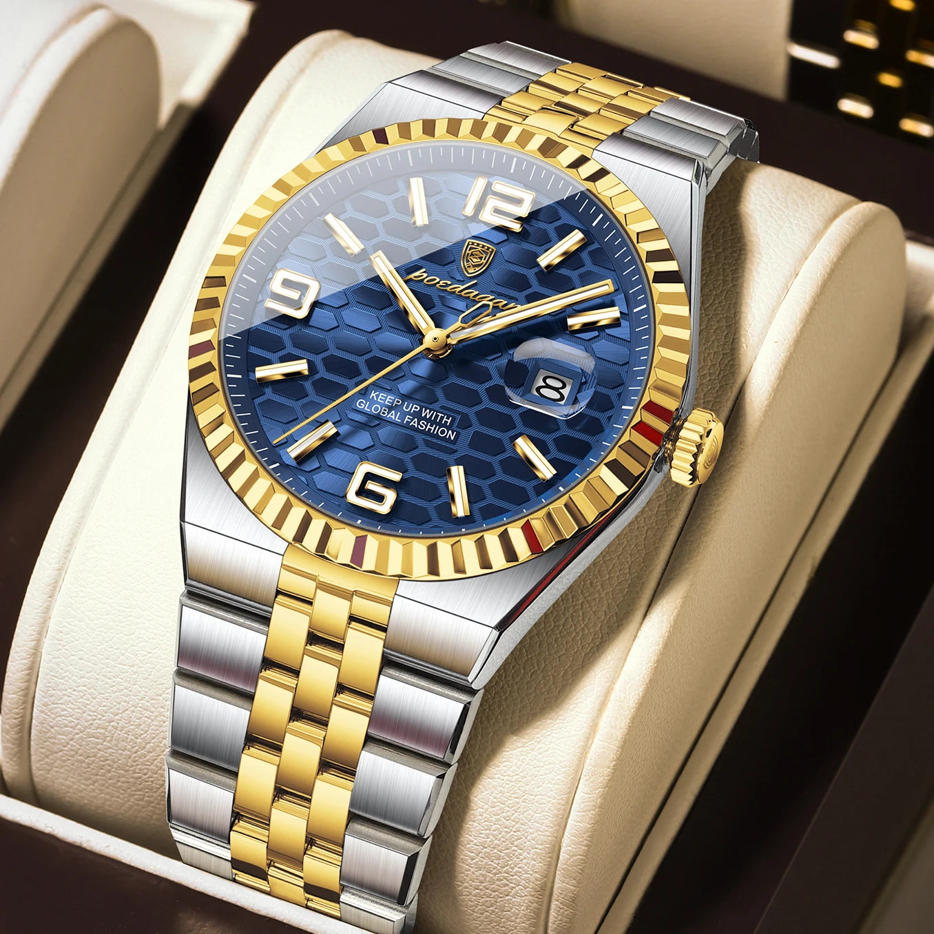 Luxury Men Watch Stainless - Steel Quartz Men's Waterproof