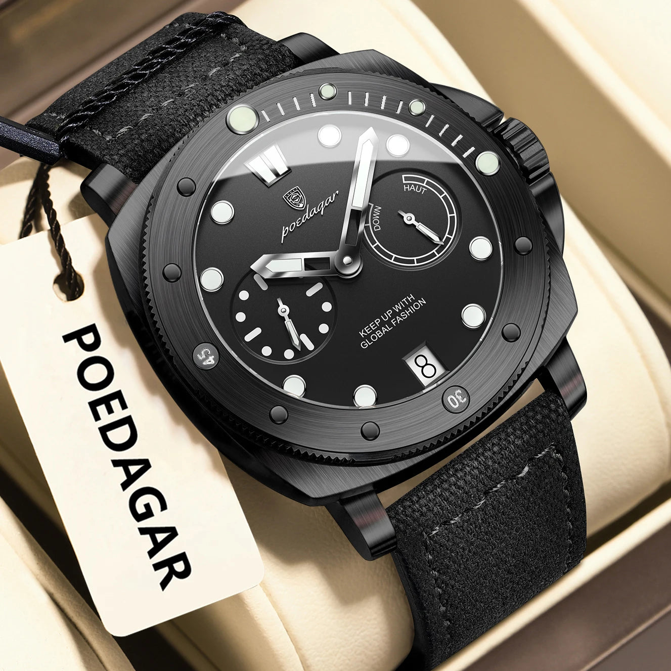 Luxury wristwatch - waterproof
